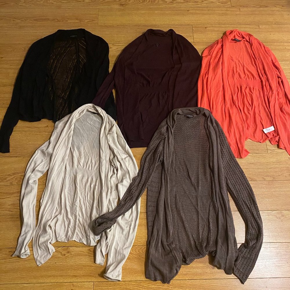 Lot of 5 Express Cardigans Size SMALL